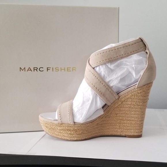 Firm Price***Marc Fisher Espadrille Wedge Sandals - Picture 2 of 4